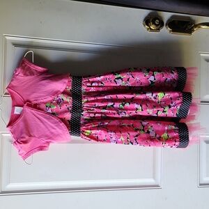 Youngland Girl's Hot Pink Formal Party Dress Size 6